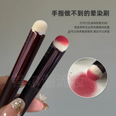 出丽唇刷多功能晕染遮瑕口红刷化妆师圆头侧影鼻影修容柔软眼线刷