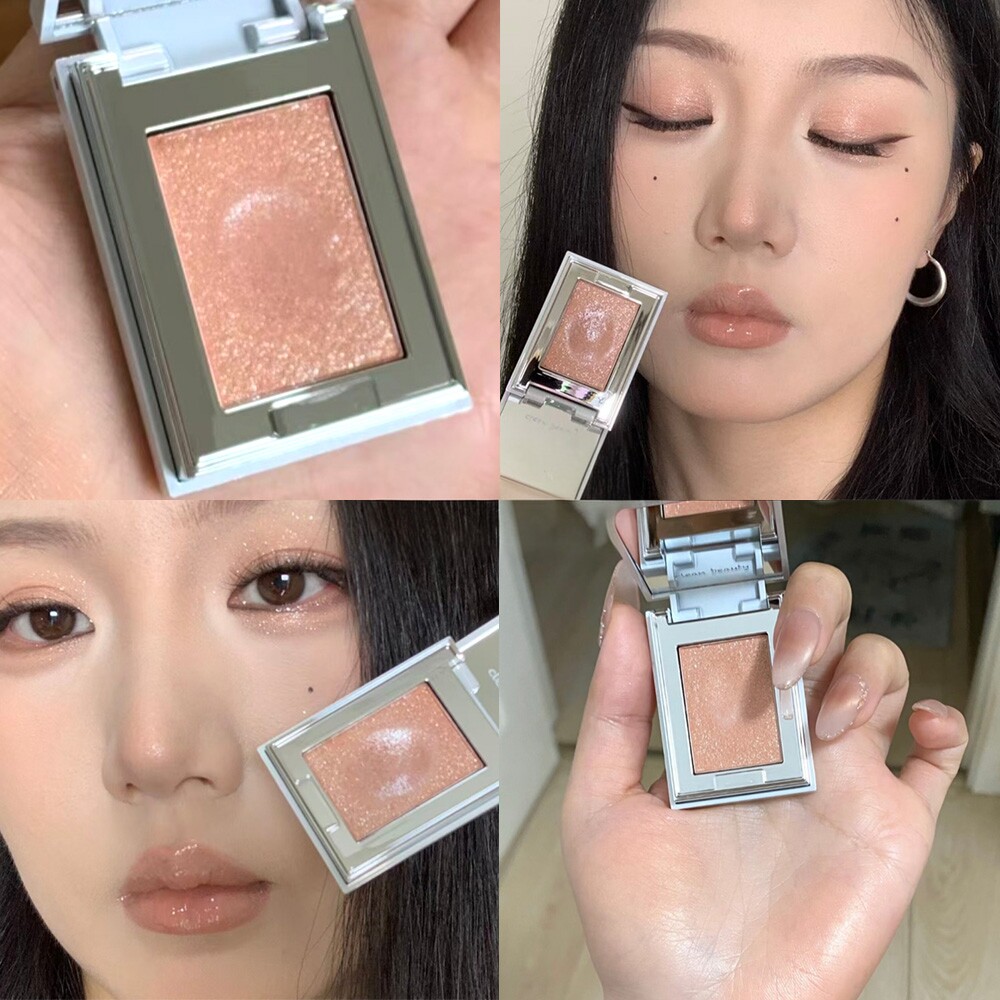 RC多用粉朱栈水晶眼影茶蜜富杏静川单色高光浅金钻闪细闪蜜桃杏粉