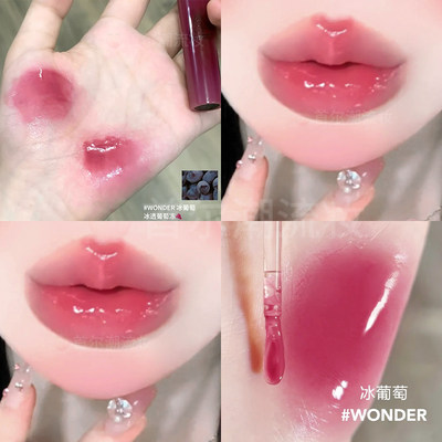 3ce小蜜勺唇釉Wonder冰葡萄水光镜面shy火龙果色口红橄榄皮显白女