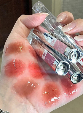 AZTK双头唇釉水光镜面唇蜜裸色系口红纯欲显白水光嘟嘟唇素颜淡妆