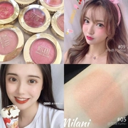 Mỹ Milani khoáng chất phấn má hồng ánh sáng cao nữ đích thực trang điểm màu nude tự nhiên kéo dài khả năng sửa chữa màu sắc để làm sáng tông màu da - Blush / Cochineal