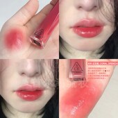 爱豆色系 3ce微光水感唇露唇釉05草莓水红色11亚热带玫瑰水粉韩女