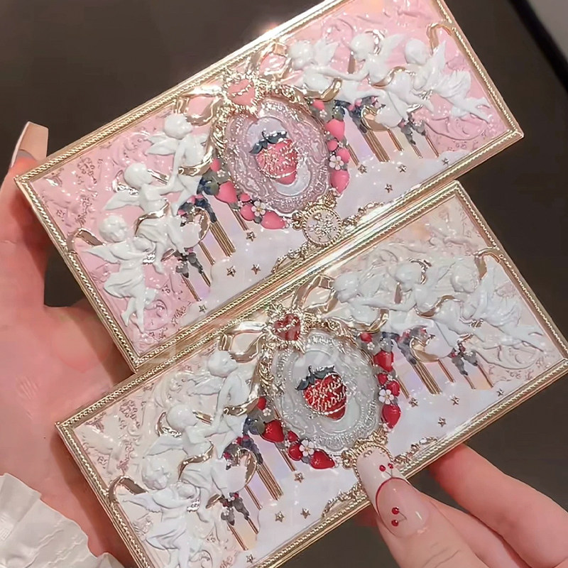 花知晓草莓丘比特面部综合盘眼影胡桃夹子大地色爆闪正品2025新款,彩妆/香水/美妆工具,眼影,淘宝优惠券,粉丝福利购,淘宝优惠卷