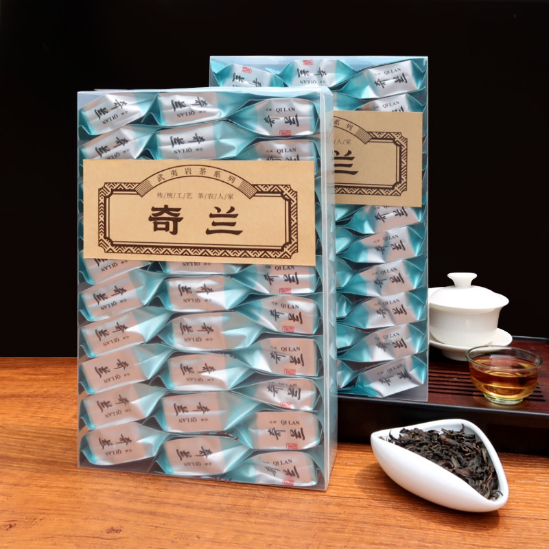 武夷岩茶奇兰高香花香浓香型奇种大红袍口粮茶清香型闽北乌龙500g