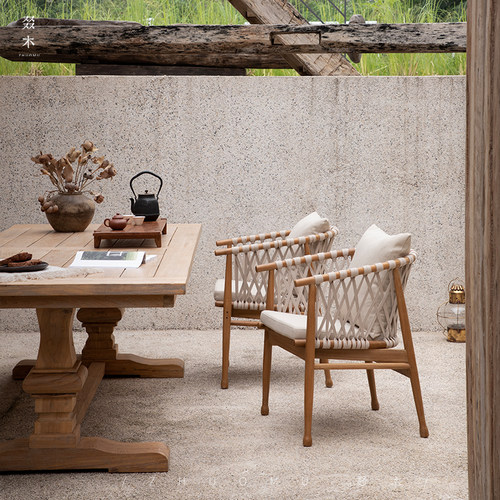 叕木户外庭院安东网椅