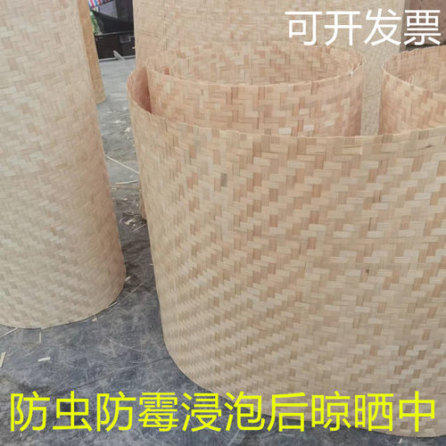 工地装修竹编镂空屏风晾晒席