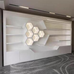 烤漆产品展示柜带灯公司展厅样品展示架荣誉墙陈列柜展柜直销