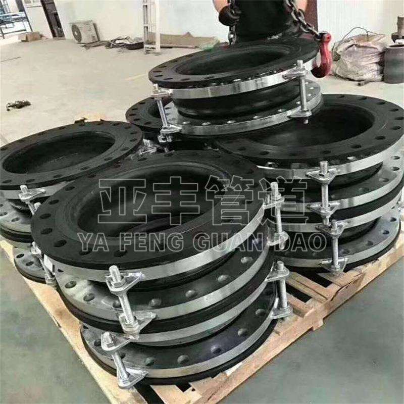 耐腐蚀防拉脱橡胶接头 DN500橡胶接头规格型号 管道用挠性软连接