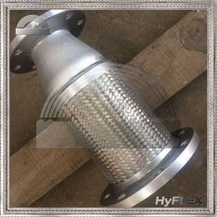 金属软管 变径大小头管法兰连接 异径波纹软管 软接头 软连接