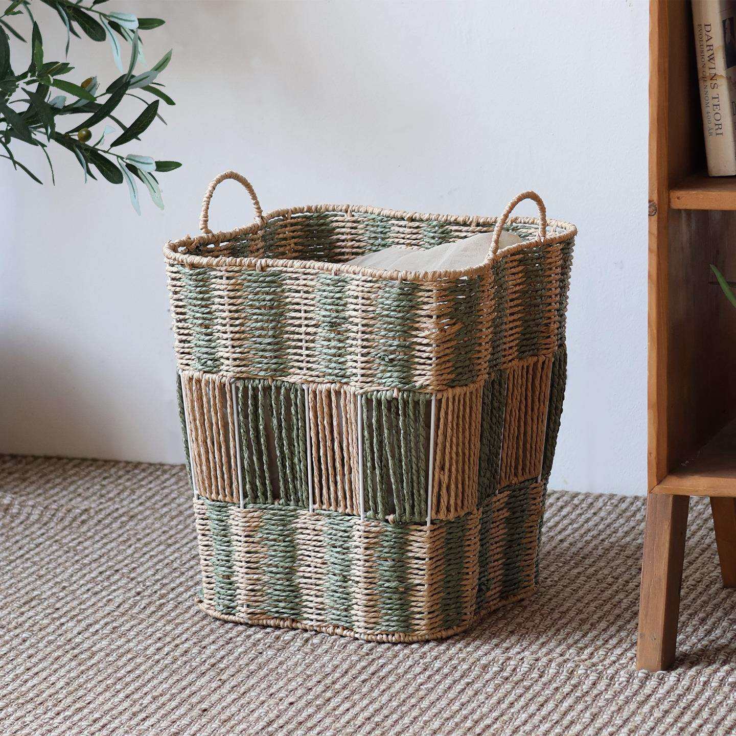 仿藤编收纳筐脏衣篮大容量收纳桶家居玩具杂物收纳篮手提洗衣篓,手表,配件,淘宝优惠券,粉丝福利购,淘宝优惠卷