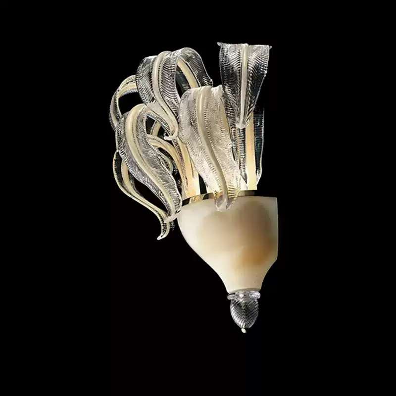 意大利Barovier&Toso现代轻奢别墅楼梯客厅过道奢华装饰玻璃壁灯