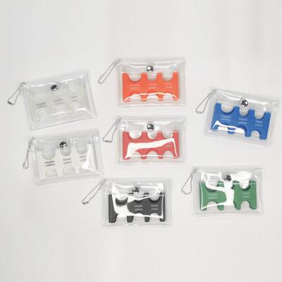 日本硬币夹零钱收纳包便携小包日币分类零钱包旅行PVC透明卡包