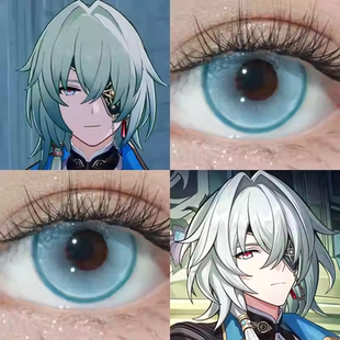 那刻夏cos美瞳年抛崩坏星穹铁道夏日海盐双色冰淇淋奶盖啤酒佳6st