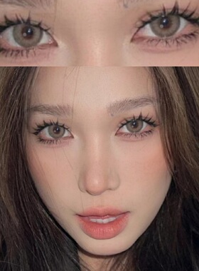 colorwink美瞳大橘半年抛大小直径棕色微混血旗舰店隐形眼镜2ST