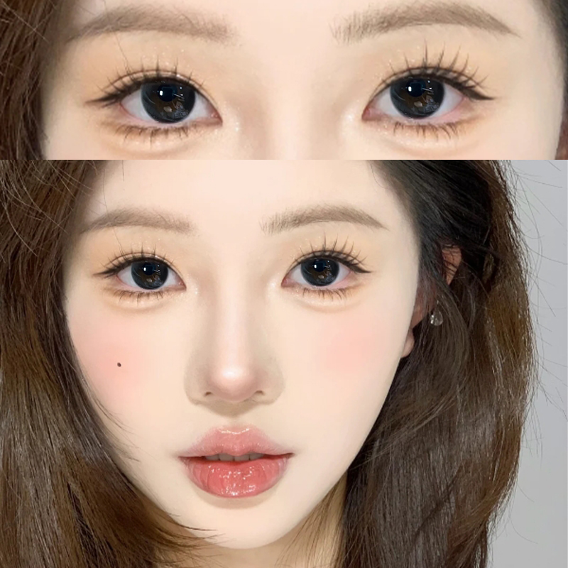 Onlycon柔光泪眼美瞳心动预警恋爱天份半年抛大小直径同款旗舰3ST