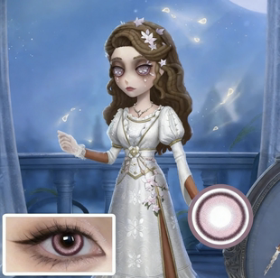 心理学家朱丽叶cos美瞳半年抛2片粉紫色混血第五人格隐形眼镜6tb