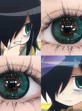 丧女黑木智子cos美瞳绿色半年抛我不受欢迎怎么想都是你们的错5ST