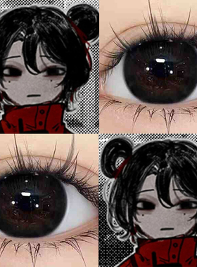 离雨婷cos美瞳半年抛头七怪谈混血大直径漫展cosplay隐形眼镜5ST