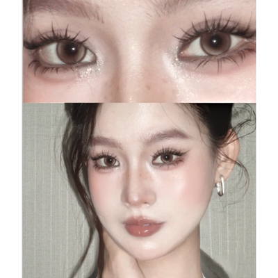 glamup美瞳琥珀光棕色半年抛2025新款大小直径隐形眼镜旗舰店6st