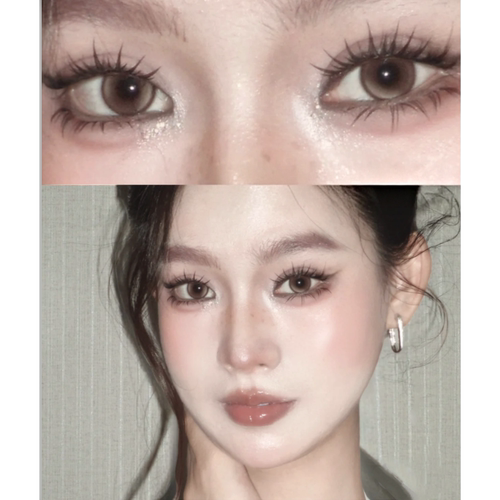 glamup美瞳琥珀光棕色半年抛2025新款大小直径隐形眼镜旗舰店6st