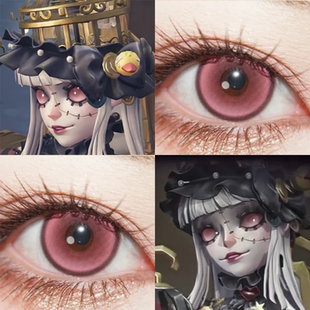 雕刻家笼中偶cos美瞳日抛第五人格次元 梦境Pro粉达芬奇紫漫展佳ah