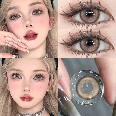ticcmay泰里泰气美瞳日抛10片装大小直径微混血彩色隐形眼镜DST