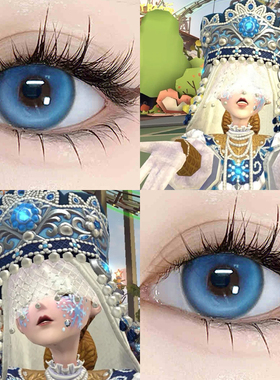 索菲亚cos美瞳半年抛第五人格混血漫展大直径蓝色显色隐形眼镜8ST