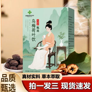 中国供销合作社乌梅荷叶饮乌梅山楂荷叶茶养生滋补茶官方正品 1LB