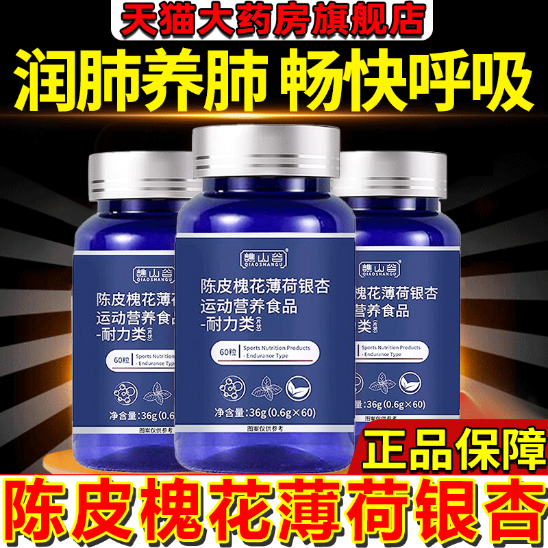 陈皮槐花薄荷银杏片现货速发正品