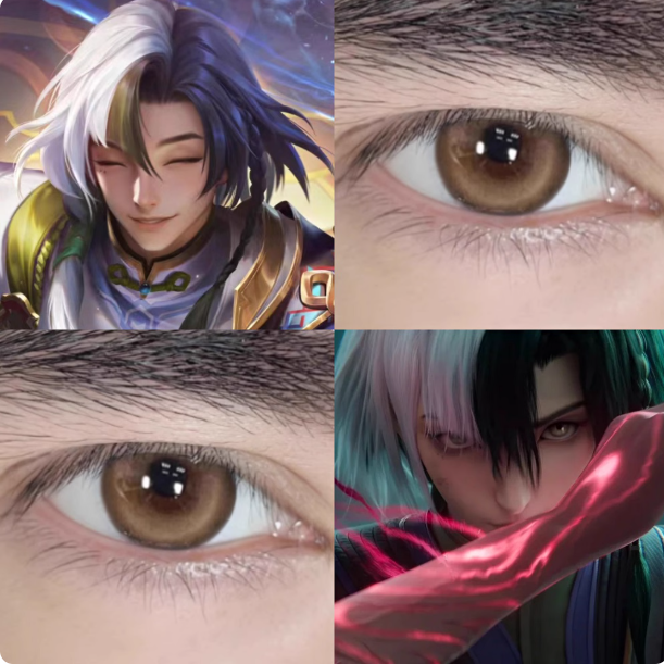 空空儿cos美瞳日抛大直径王者荣耀混血漫展三明治工艺旗舰店6st