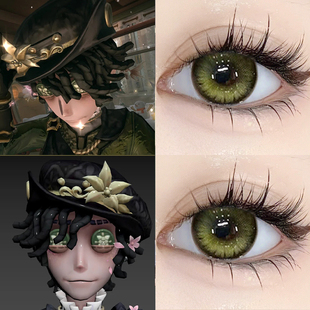 病患罗密欧cos美瞳半年抛第五人格大直径绿色cosplay隐形眼镜5ST