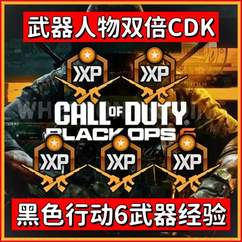 使命召唤21黑色行动6武器双倍经验CDK一小时兑换码COD21武器升级