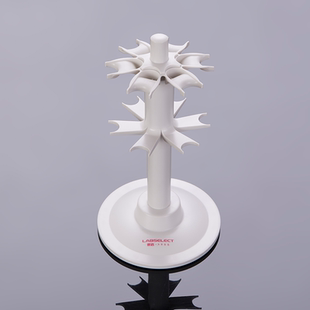 LABSELECT甄选 LC-001-0601 旋转式移液器支架 移液枪架 可放6支移液枪适配Eppendorf Thermo 大龙 百得等