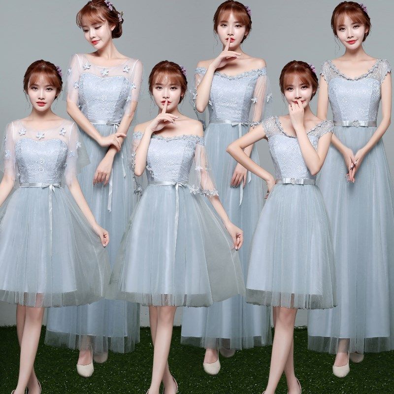 伴娘参加婚礼穿的姐妹裙结婚闺密穿什么主持人礼服短款进酒裙服装在类目 女装/女士精品, 婚纱/旗袍/礼服, 礼服/晚装中 - 来自Buy2taobao.com提供专业的淘宝代购服务