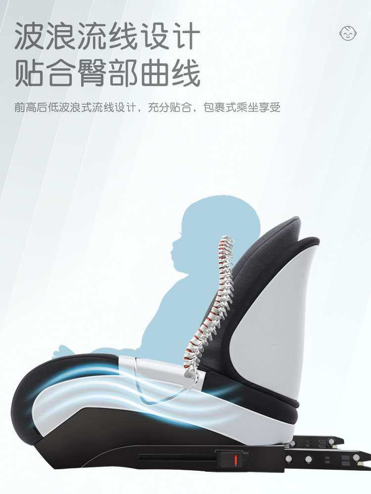 德国怡戈安全座椅3岁以上车载简易便携式大儿童增高垫汽车用坐垫