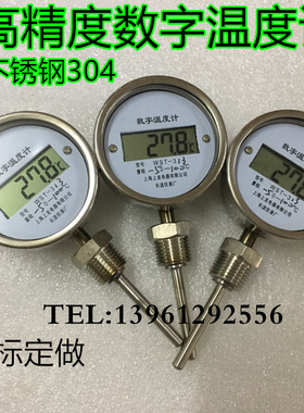 数字温度计WST313管道温度表带探头 工业电子测温器上龙电器长泷