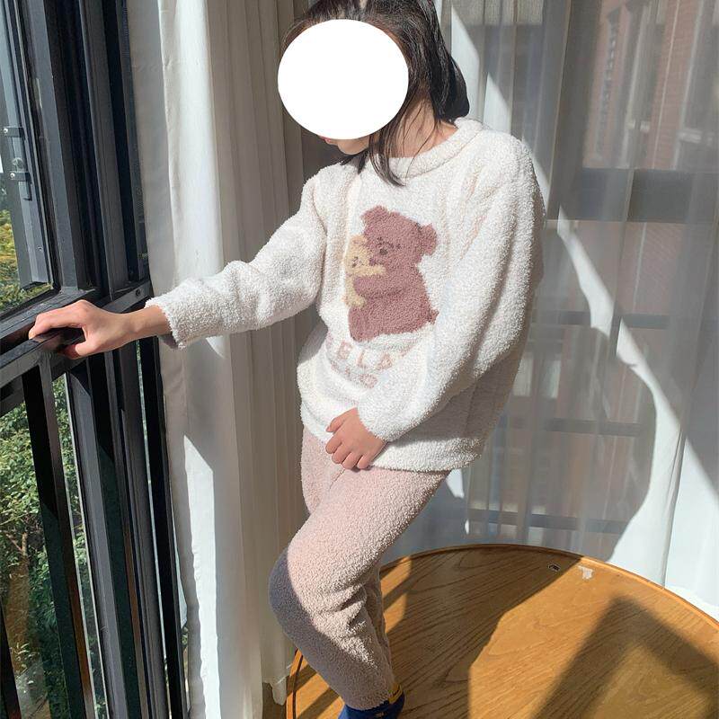 动物印花儿童款睡衣套装家居服