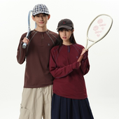 roaringwild 半拉链情侣t恤男 撞色线运动速干长袖 arch咆哮野兽