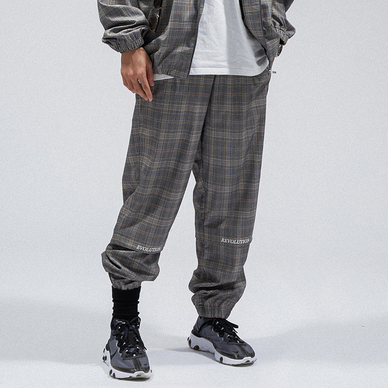 ROARINGWILD  TRACK PANTS 宽松复古运动男束脚长裤,男装,休闲裤,淘宝优惠券,粉丝福利购,淘宝优惠卷