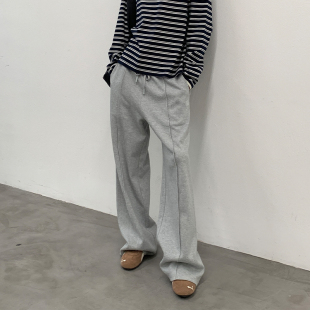 咆哮野兽 arch 宽松休闲女直筒裤 肌理阔腿男士 roaringwild 卫裤