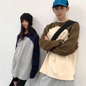 arch 咆哮野兽 roaringwild 圆领纯棉撞色拼接打底上衣长袖 T恤