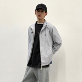 骑行男士 roaringwild 夹克外套 咆哮野兽 条纹双拉链美式 arch