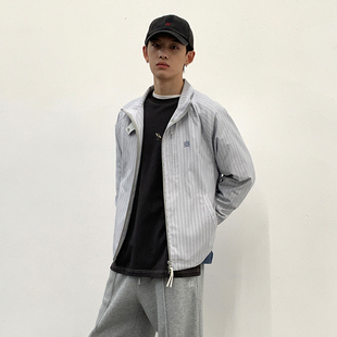 骑行男士 arch 条纹双拉链美式 夹克外套 咆哮野兽 roaringwild