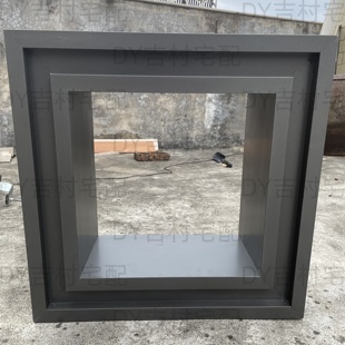 新中式铝合金外窗套带导水线灯带槽别墅自建房防水阳台窗套线仿古