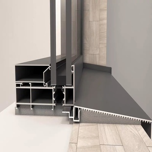 定制外窗台板铝合金防水降噪套线飘窗台面加宽板包边系统窗台板