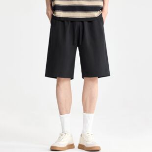 纯棉运动短裤男夏外穿休闲宽松五分裤男款2026新款男士裤子