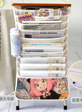 间谍过家家周边挂书袋课桌收纳袋初中高中生书立书本大容量挂书袋