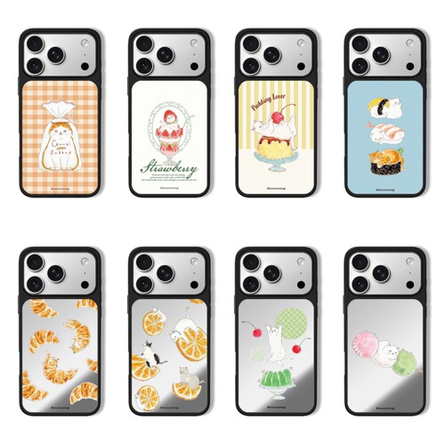 甜品猫咪手机壳磁吸Magsfae适用iPhone17promax苹果16/15PM/14plus/13/12防摔硬壳