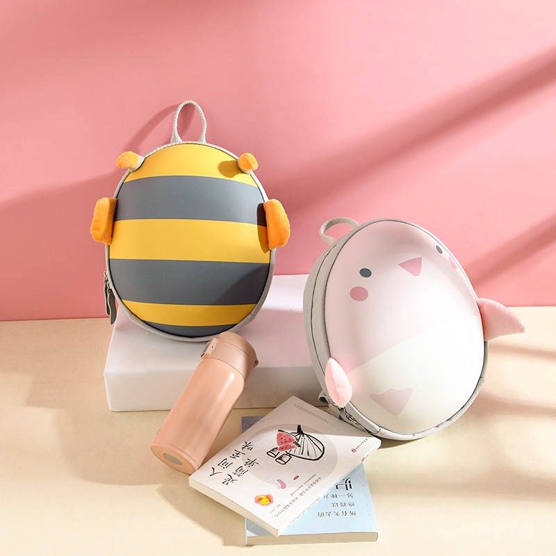 0-3岁幼儿宝宝儿童背包硬壳书包防走失卡通蛋壳书包防走失逛街