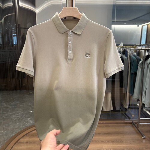 H家夏季休闲刺绣短袖Polo杉